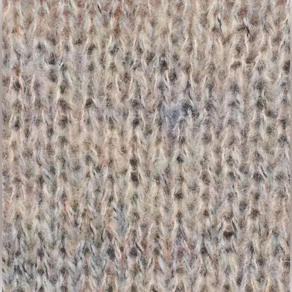 Free People 'Karina' Slouchy Faux Wrap Front Puff Sleeves Sweater Oversized - Picture 4 of 13